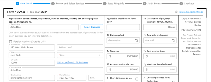 Enter Federal Tax Withheld Details