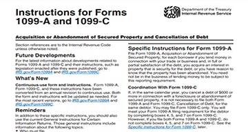 Form 1099 C