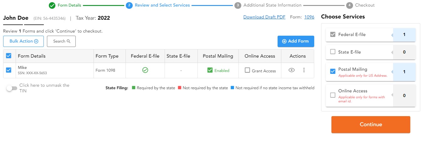 Review Your Form 1098