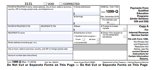 IRS Form 1099-Q