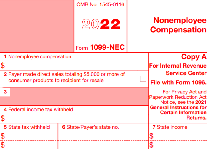 Line by Line 1099NEC Instructions How to fill out Form 1099 NEC