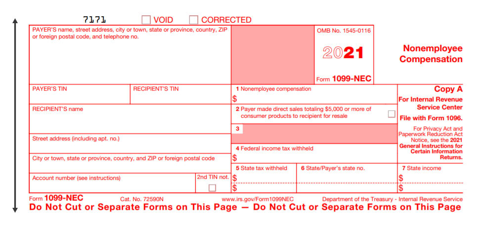 2021 Form 1099-NEC