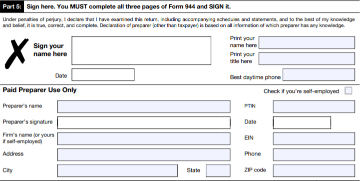 944 form part V