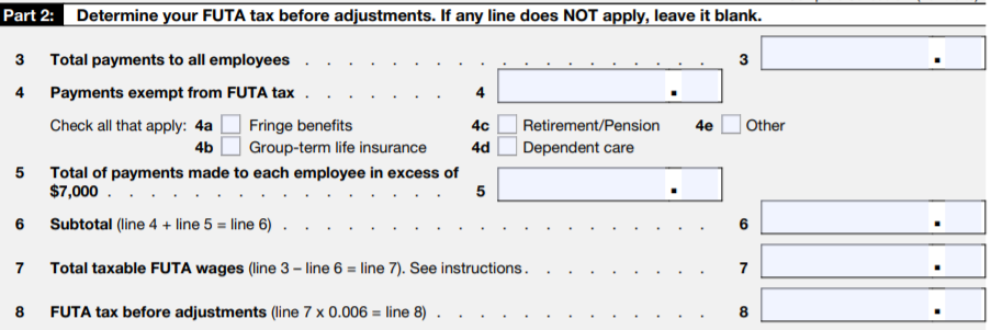 Form 940 - Part 2