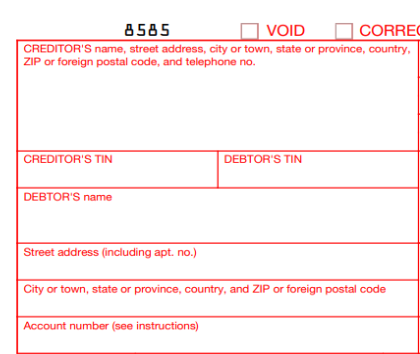 2023 Form 1099-C