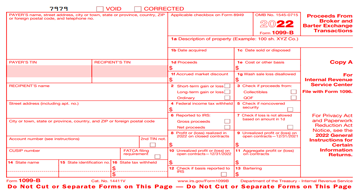 What is Form 1099-B