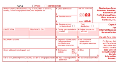 Form 1099-R Instruction