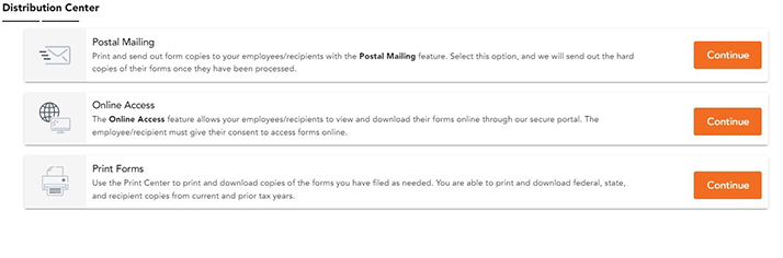 Deliver Recipient Copy (Online/Postal)
