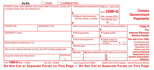 What is 1099-G Form